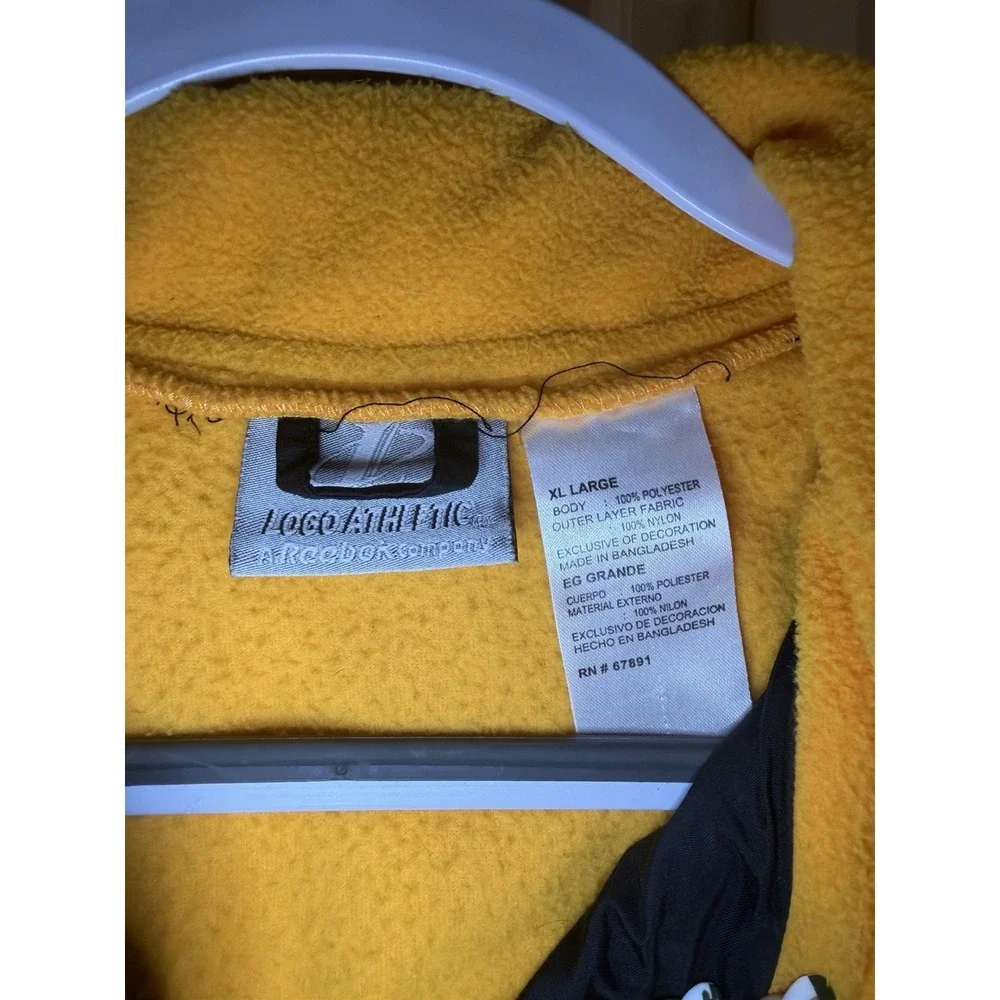 Vintage Iowa Hawkeyes Reebok Full Zip Fleece Windbreaker Size XL Style Y2K 90s - Picture 5 of 9